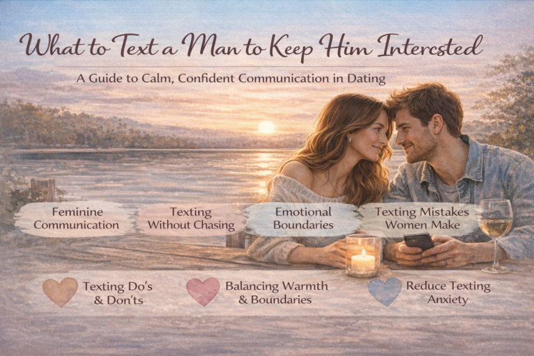 What to Text a Man to Keep Him Interested